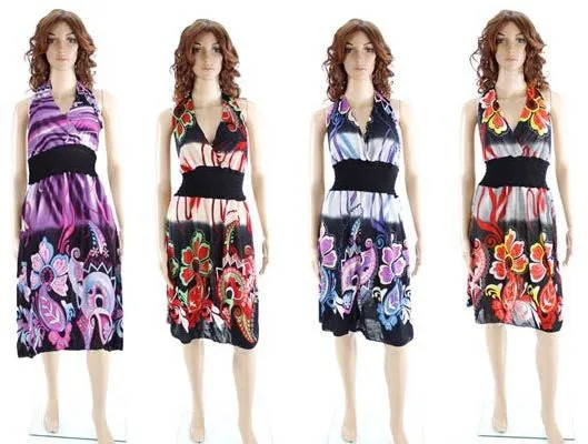 women's sundresses - floral prints (m, lg, xl, xxl) Case of 144