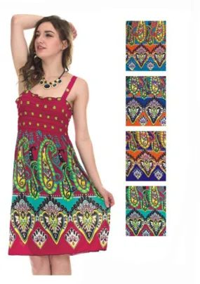 women's sundresses - paisley prints Case of 72