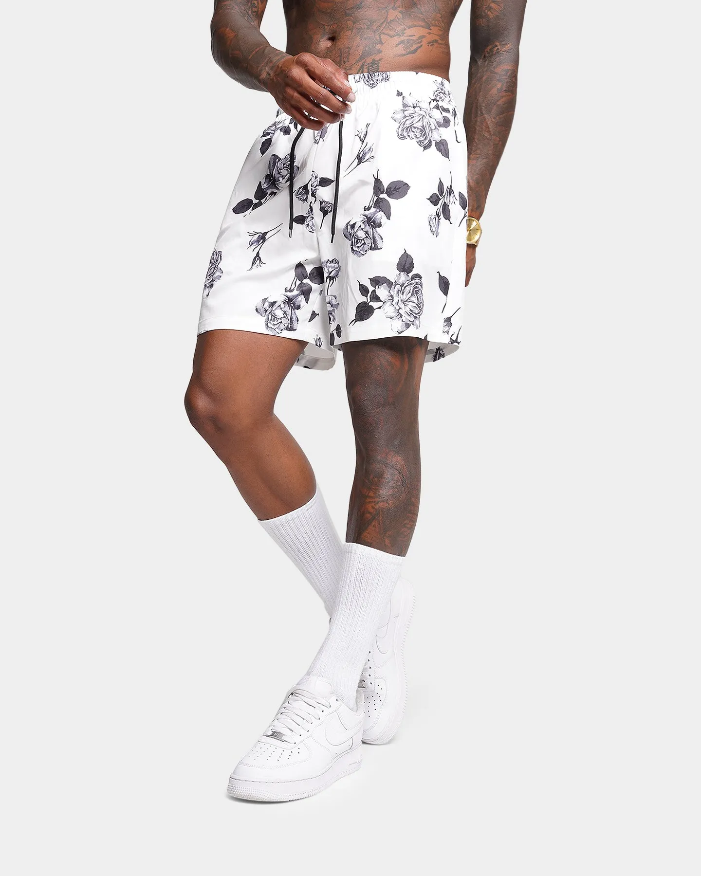 XXIII Milo Floral Shorts White