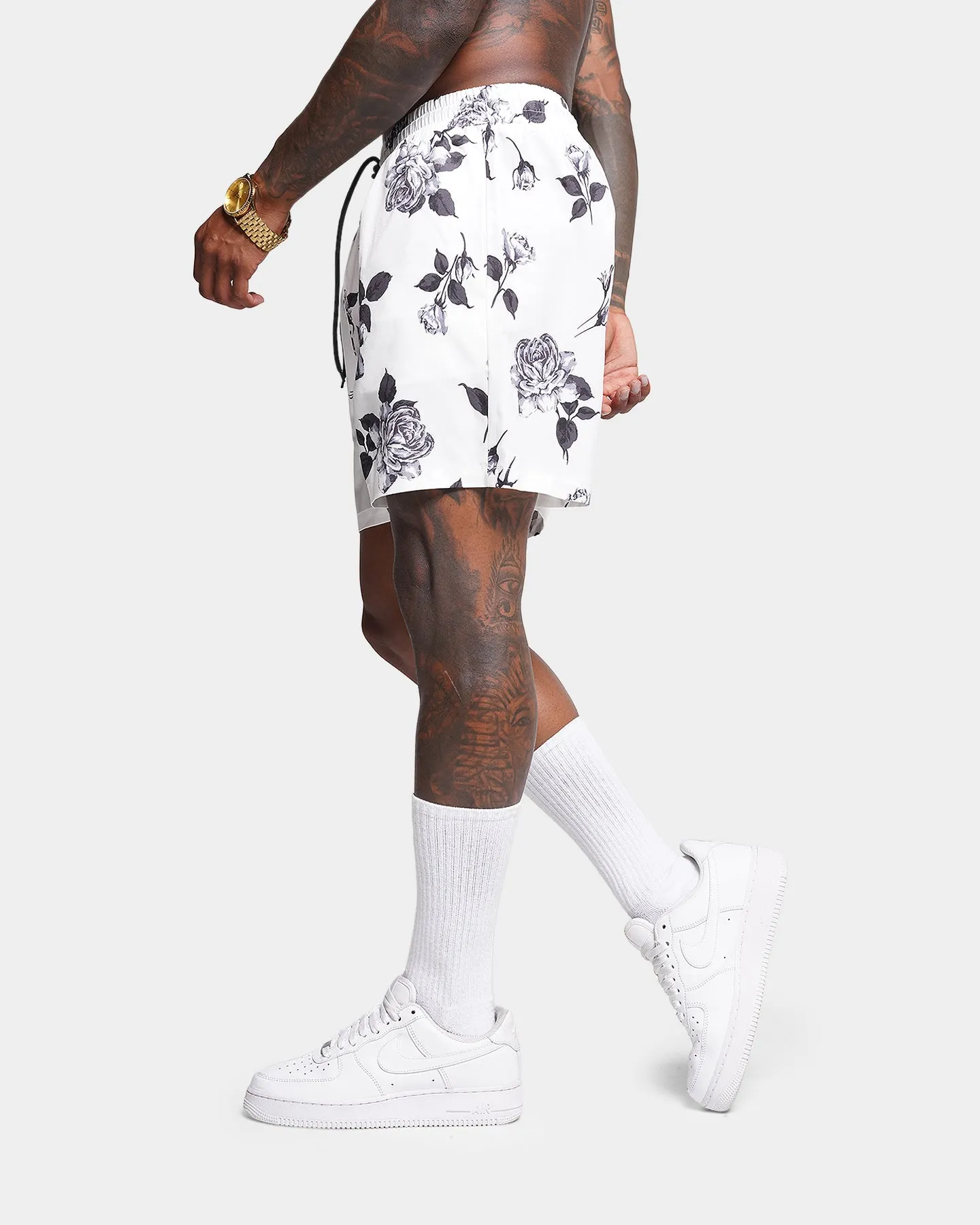 XXIII Milo Floral Shorts White