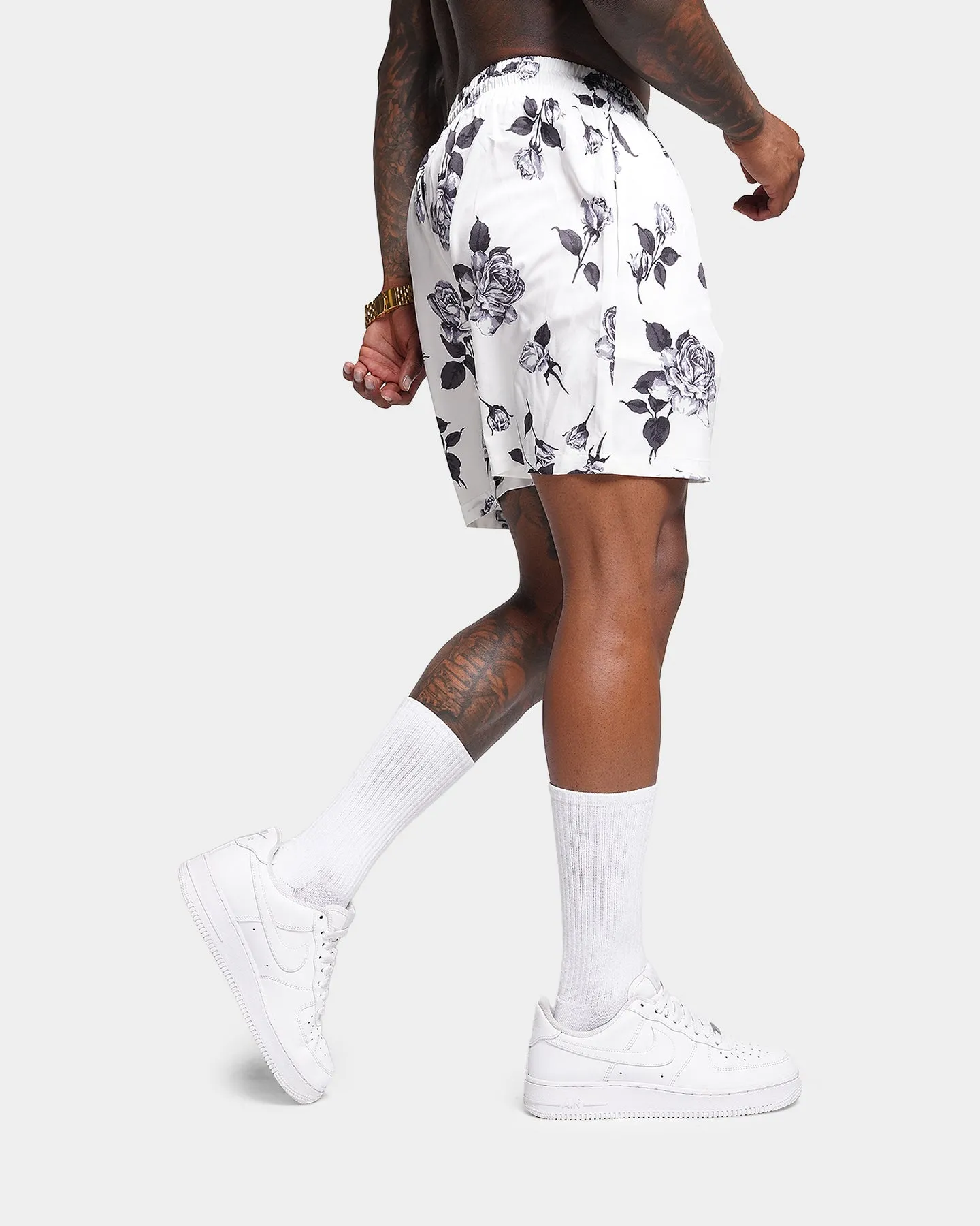 XXIII Milo Floral Shorts White