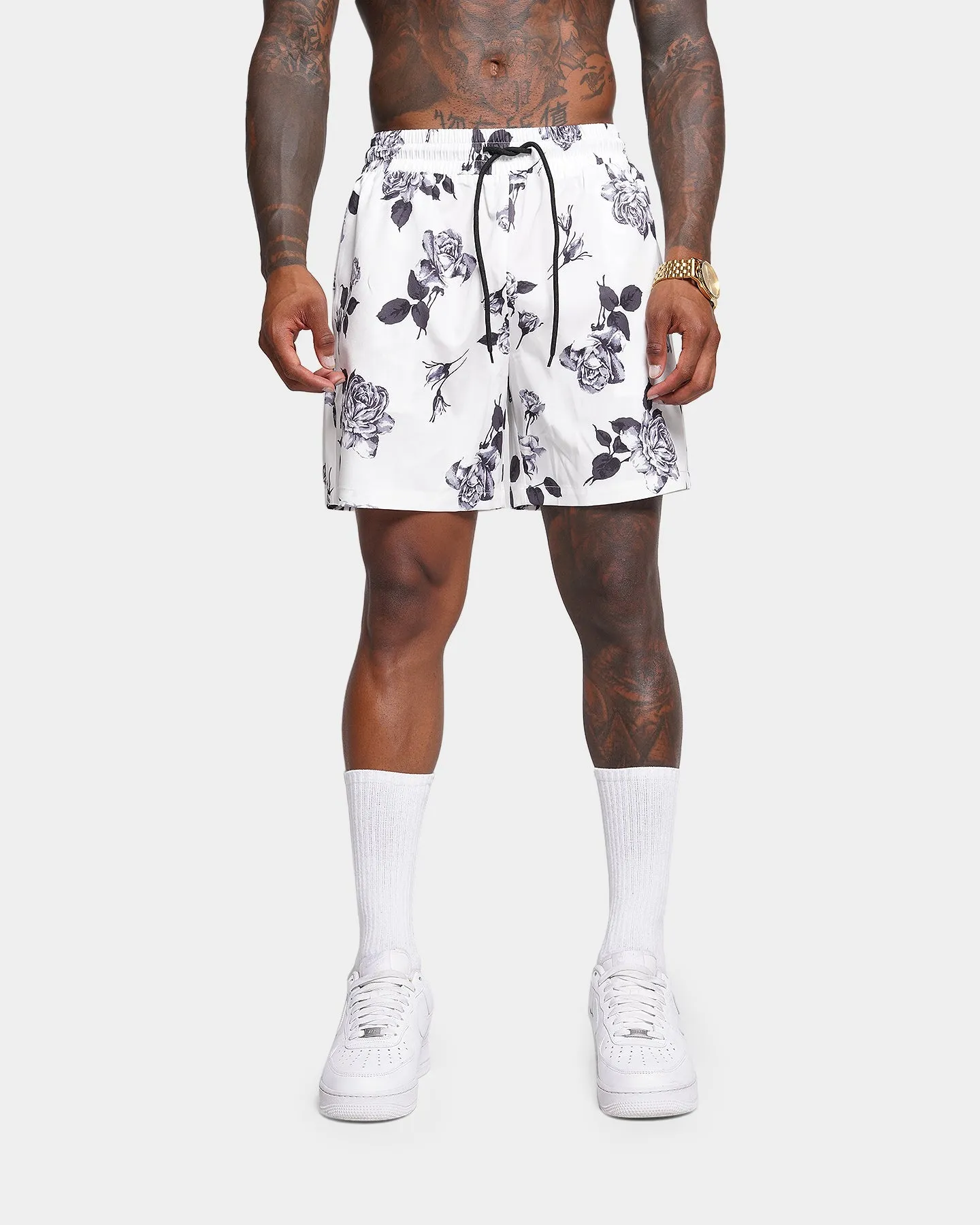 XXIII Milo Floral Shorts White