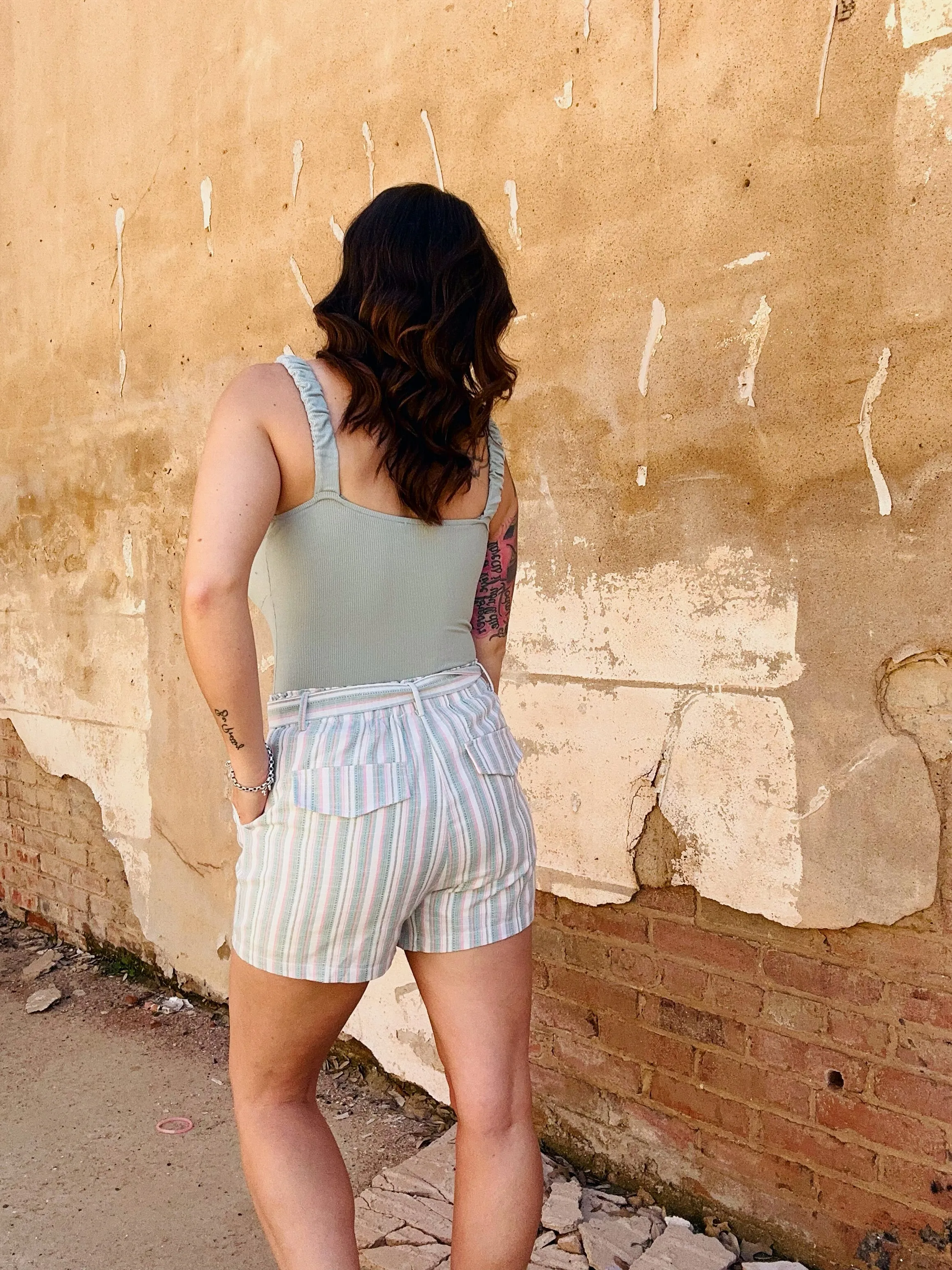 Yours Truly Paper Bag Shorts